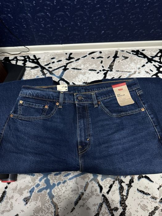 Джинсы Levi's 505 regular fit.р.34/32 и 36/32