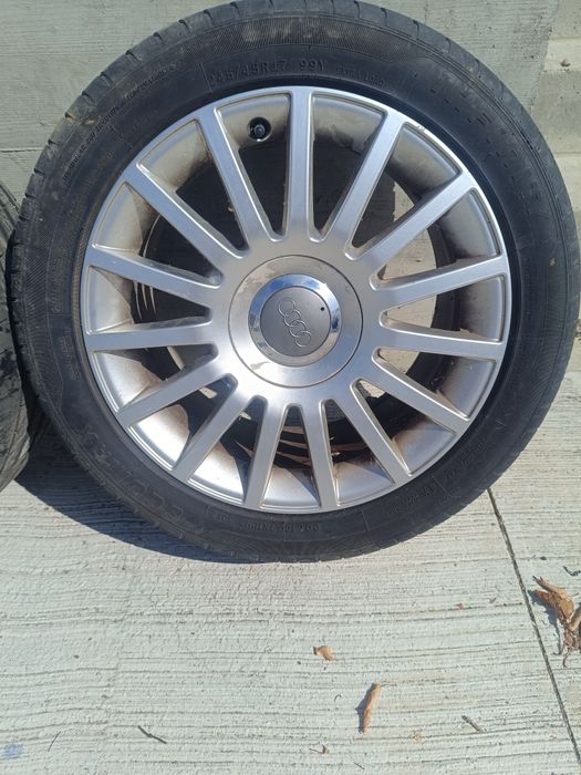 Vând jante aliaj cu anvelope