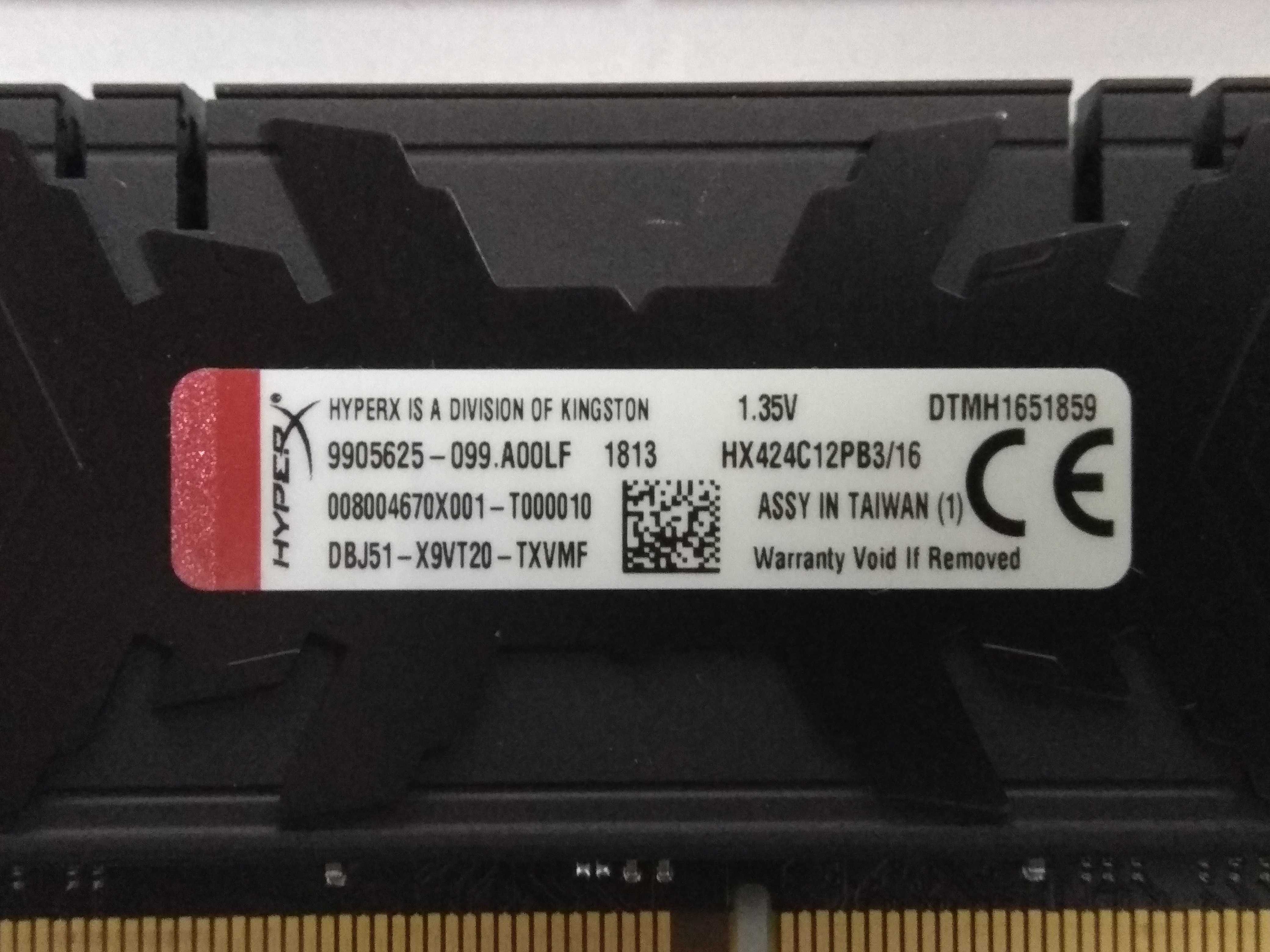 Продам ОЗУ HyperX Predator, 32Гб (2*16), DDR4, 2400 МГц, 19200 Мб/с.