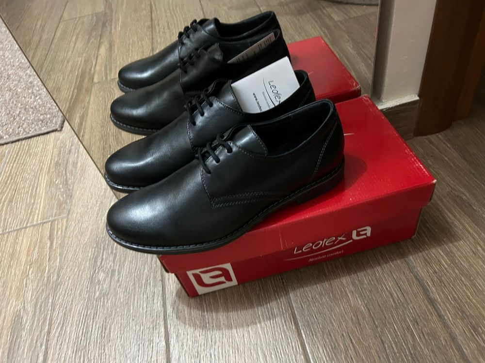 Pantofi piele noi