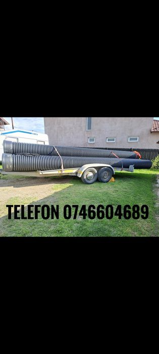 Teava/Tub pod canalizare corugata sn8 6M interior 400