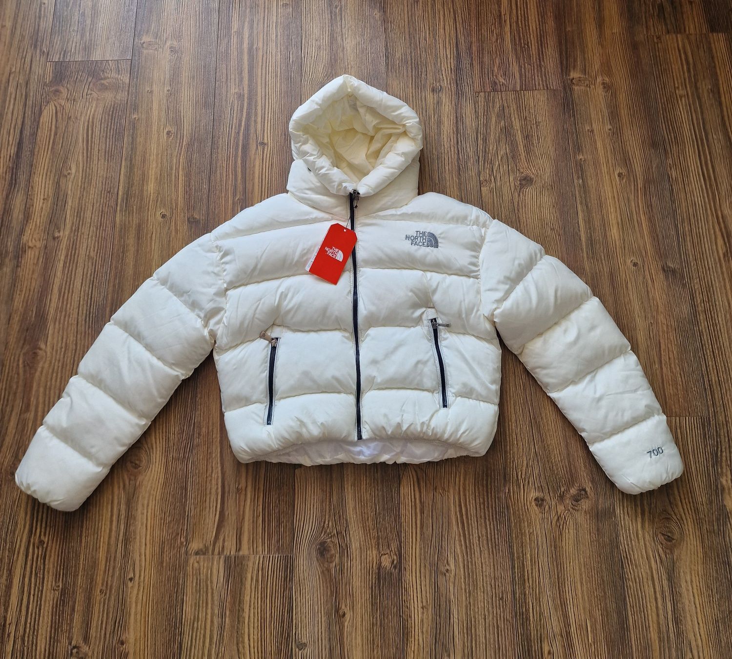 Страхотно дамско яке кроп модел зимно топло размер S M L XL 2XL