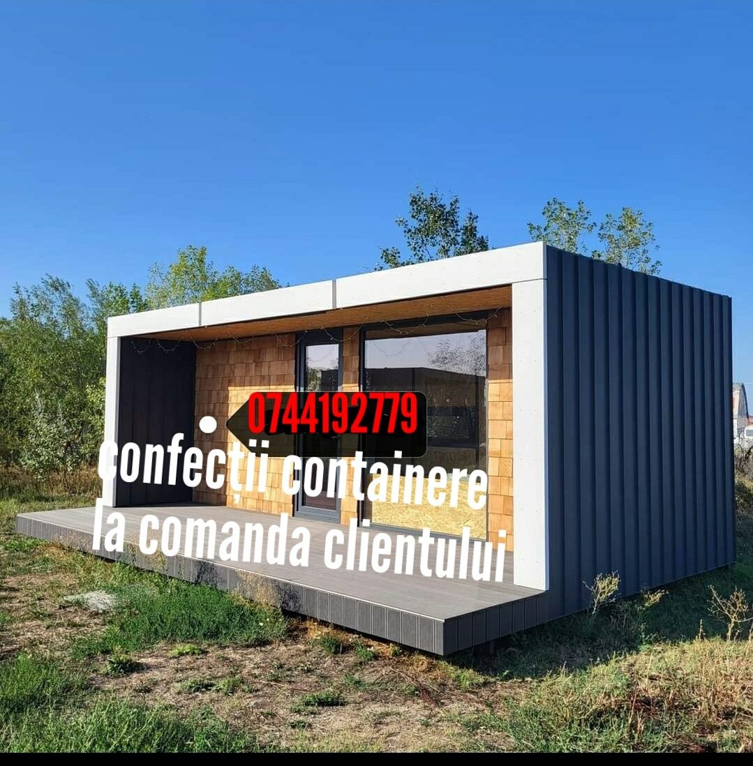 Vand  containere tip casă fără nici un avans doar cu o simplă adresa