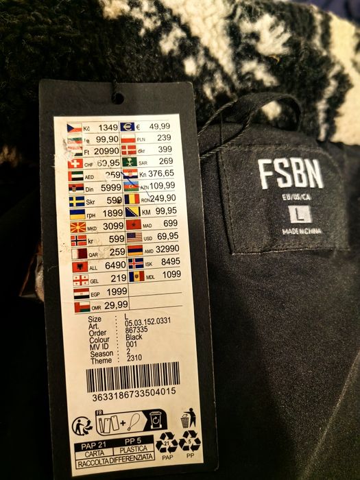 Geaca bărbați Smog imitație blana