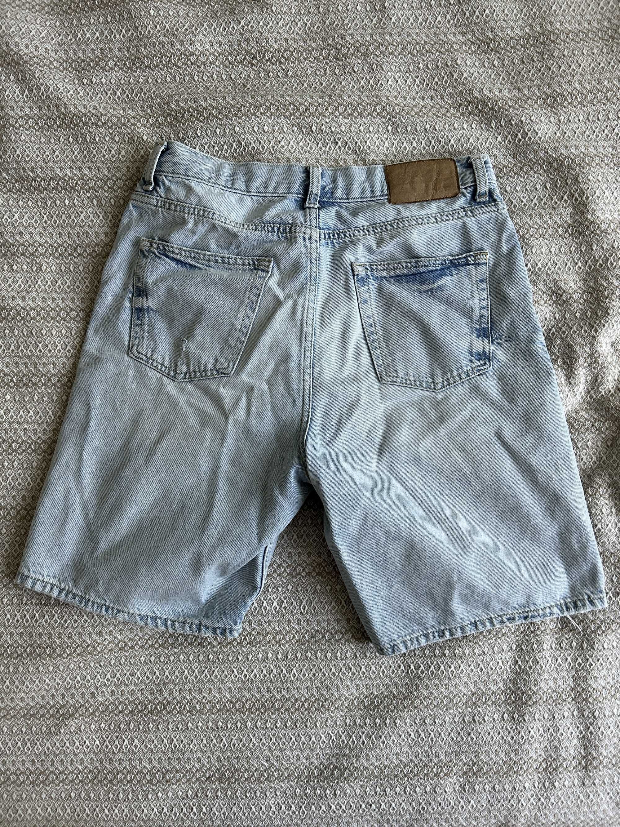 Дънкови къси гащи Zara