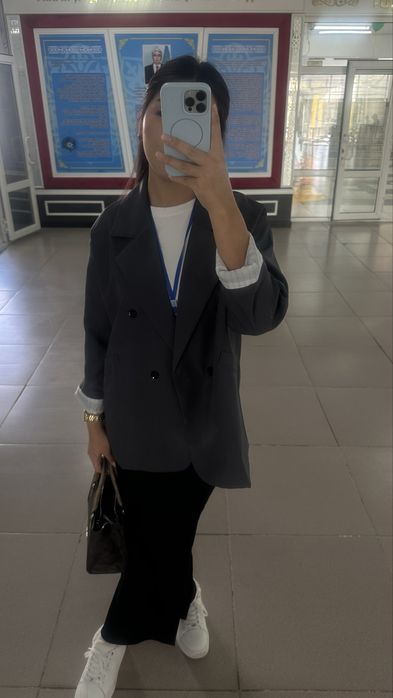 Костюм серый оверсайз