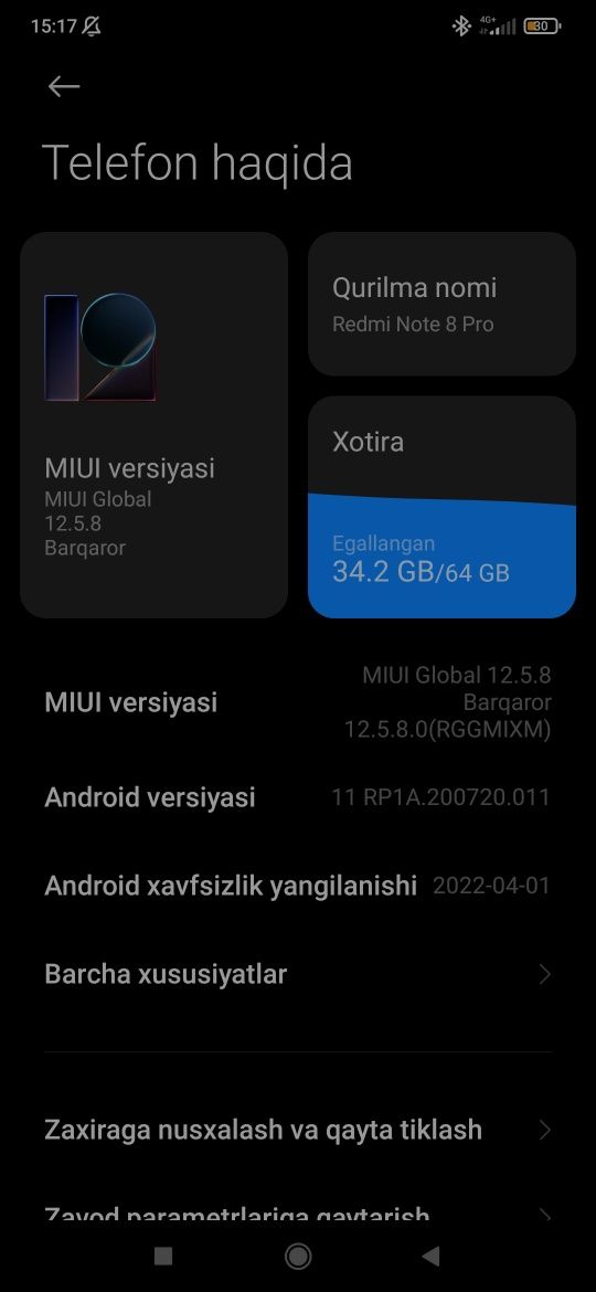Buxoro Redmi note 8pro