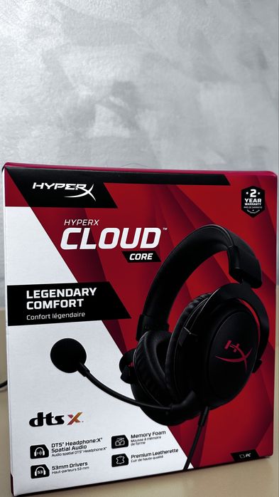 Casti gaming HyperX Cloud Core, DTSX