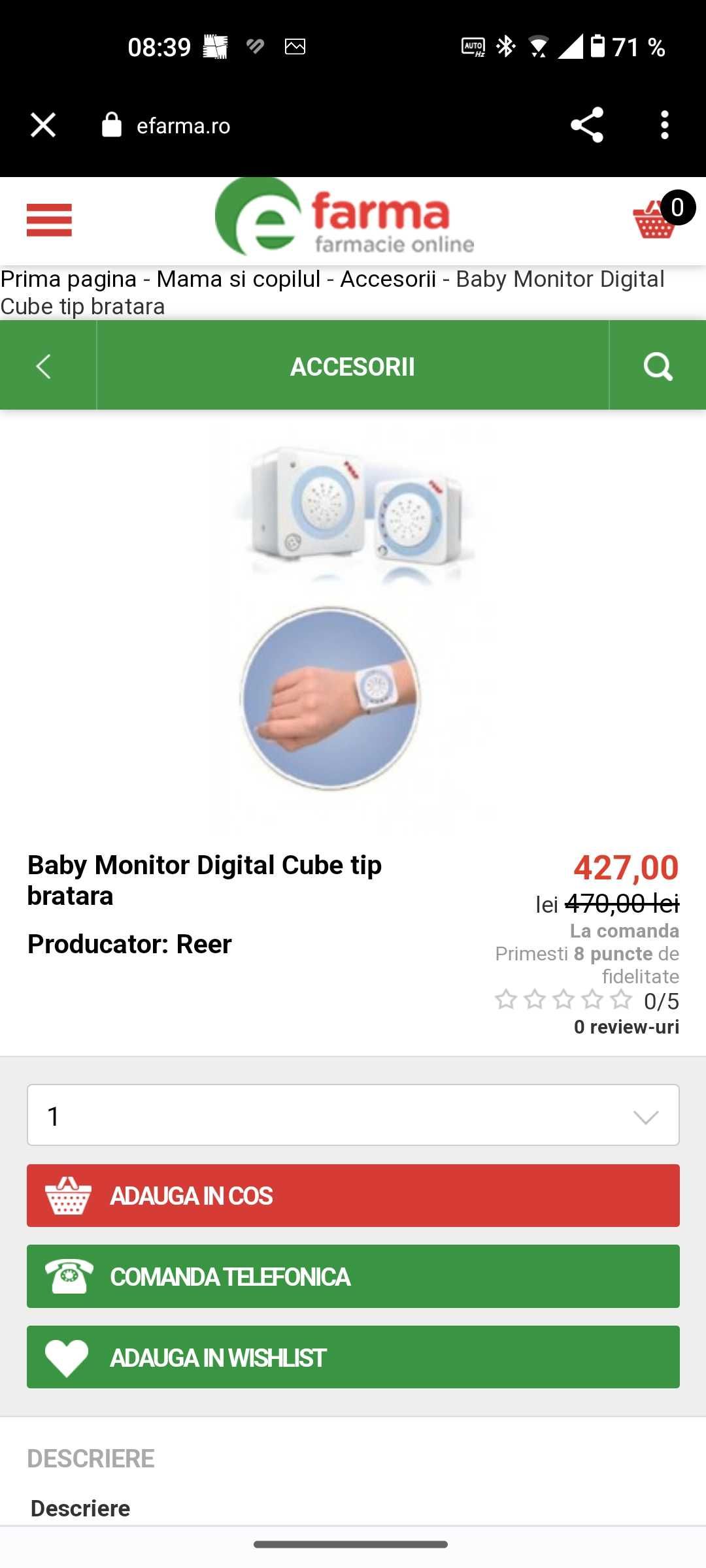 Baby monitor digital Reer