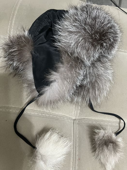 Шапка  женская песец