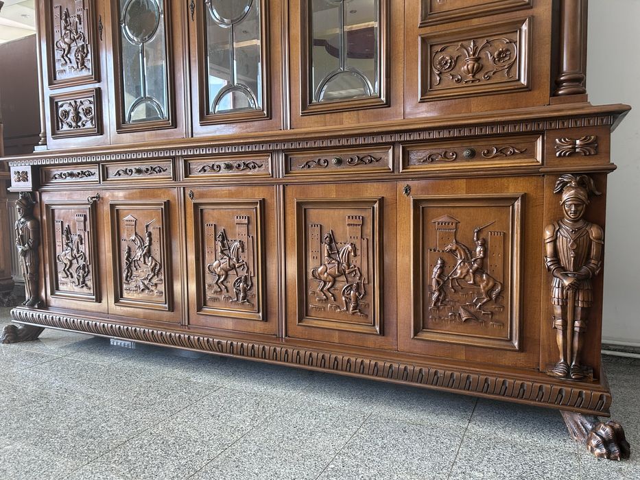 Vitrina / biblioteca din lemn