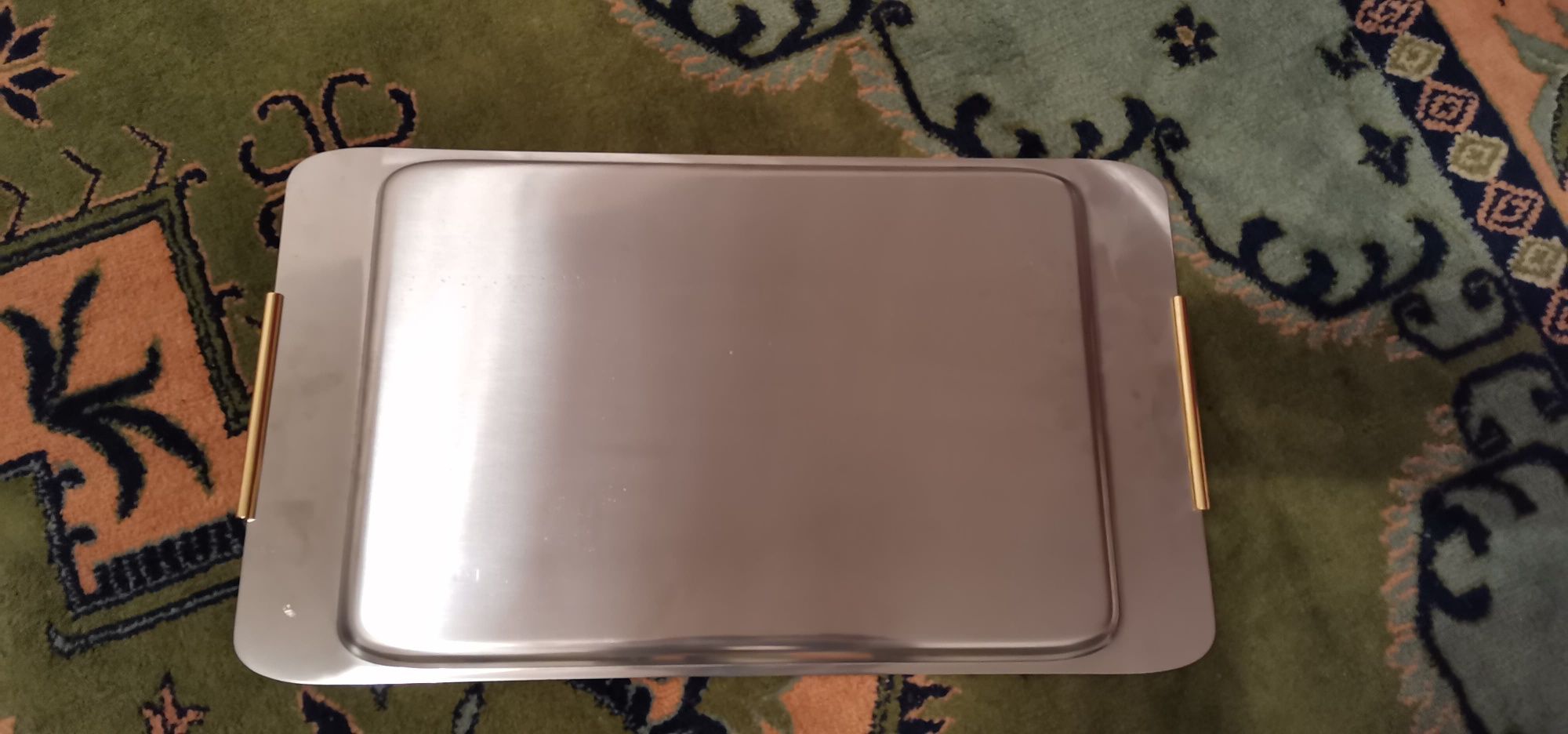 Zepter tavă servit aur inox
