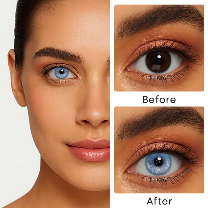 Meteor - Lentile de contact colorate anuale, pachet complet