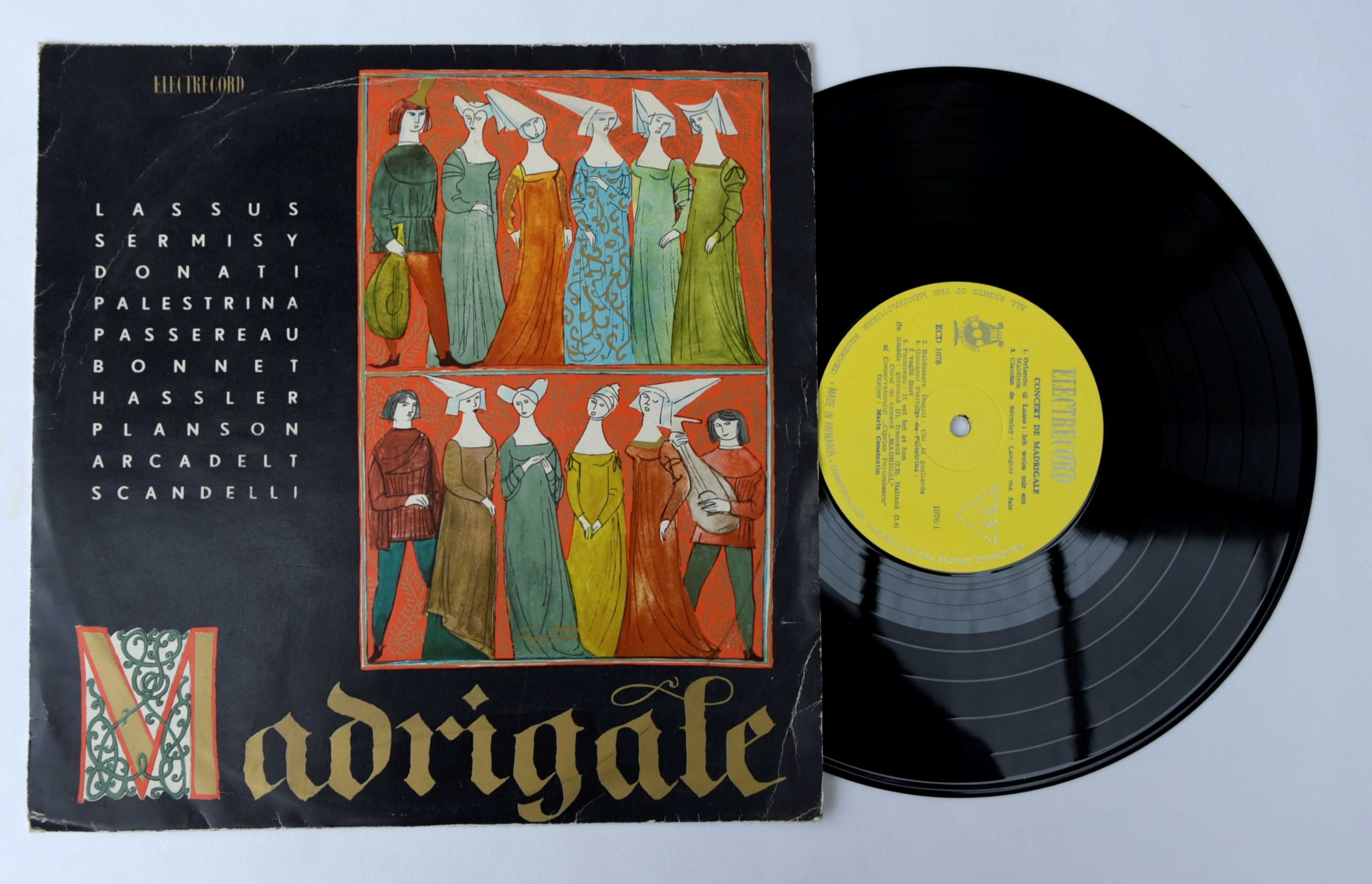 Vinil Corul Madrigal Al Conservatorului Ciprian Porumbescu