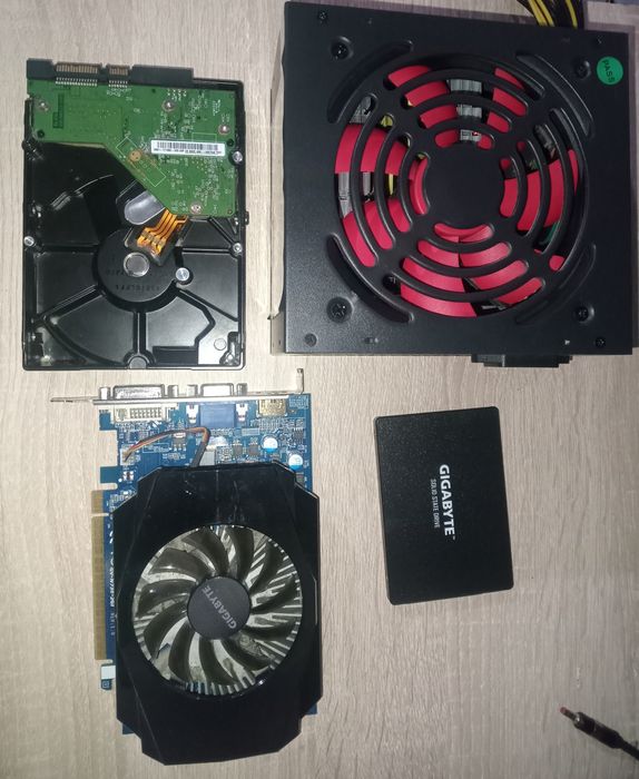 Ведиокарта ссд хард блок питания