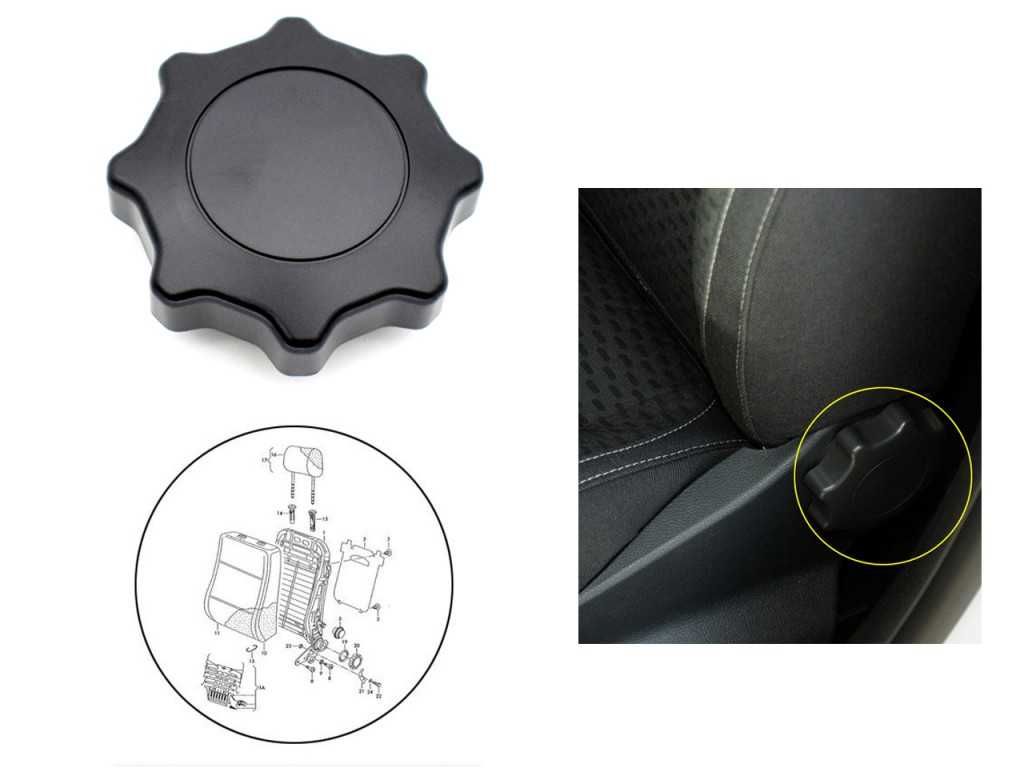 Дръжка за регулиране на седалка за Audi, Seat, Skoda, VW