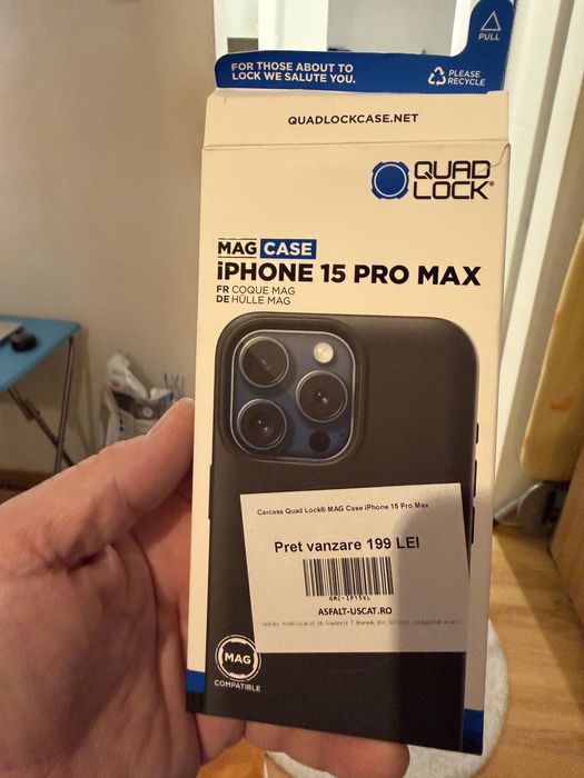 Husa Quad Lock Iphone 15 Pro MAX