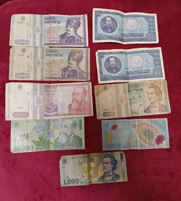 Banii vechi românești 100 lei bucata