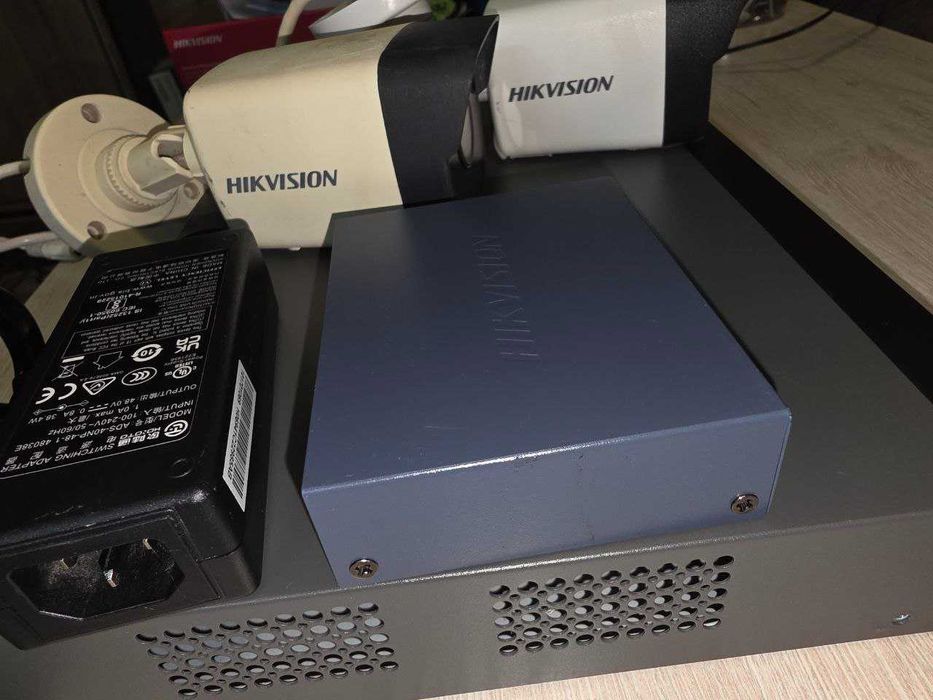 Камеры и NVR Hikvision 4MP в полном комплекте