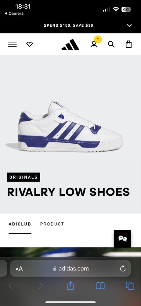adidas Originals RIVALRY LOW - Sneakers low