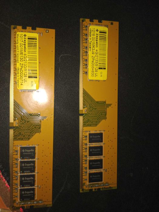 Озу ддр4 Zeppelin 4g/2133/5128 UL 2плашки по 4гб не дорого