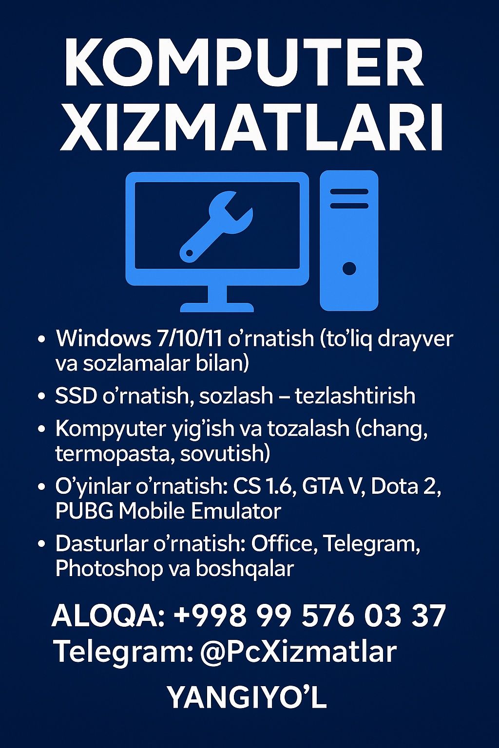 Kompyuter Xizmatlari