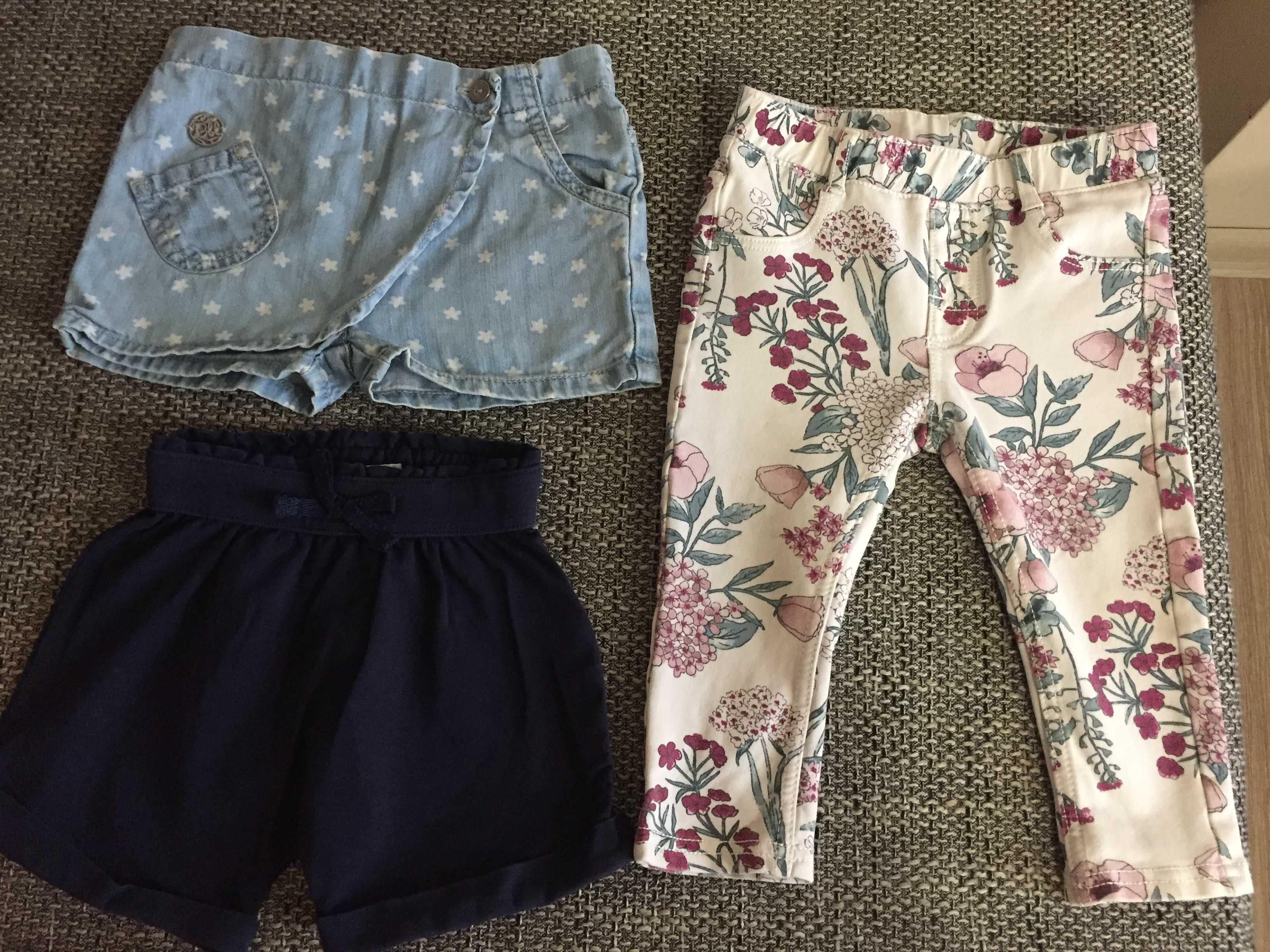 Лот дрехи за момиче 80 рр, 9-12 м., лято