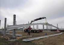 Vând hala metalica structura 9*18 m
