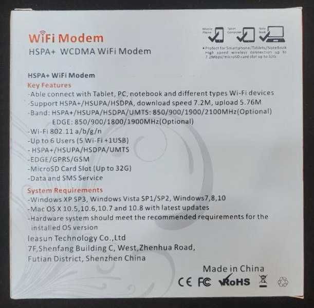 USB WiFi Modem HSPA+3.5G