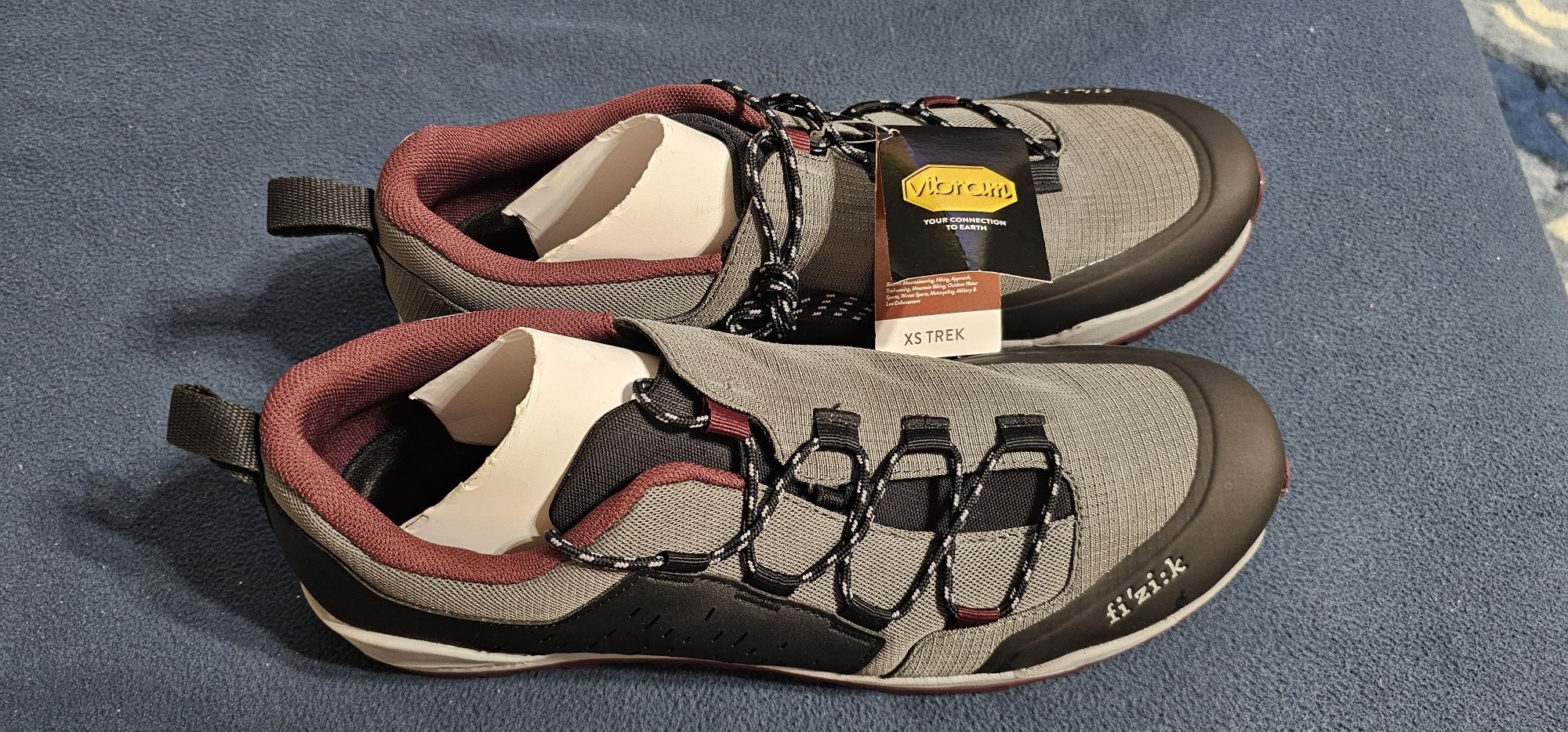 Se vind Pantofi bicicleta Fizik Ergolace X2 antracit/struguri, noi, 46