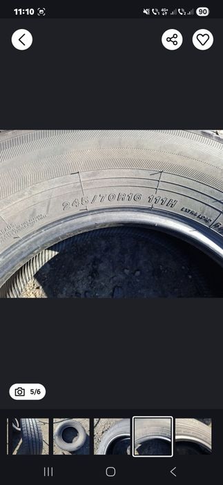 Vand 1 anvelopa 245 70 16 yokohama buna ca noua