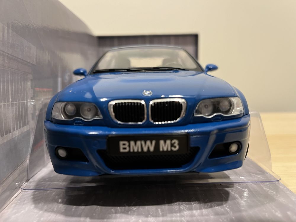 BMW M3 Coupe E46 2000 Laguna Blue 1:18 (Solido)