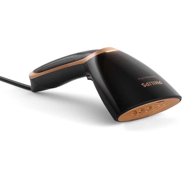 Парна ютия Philips, 1300 W, 70 ml, 38 x 12,8 x 15 cm, Черен/ Кафяв