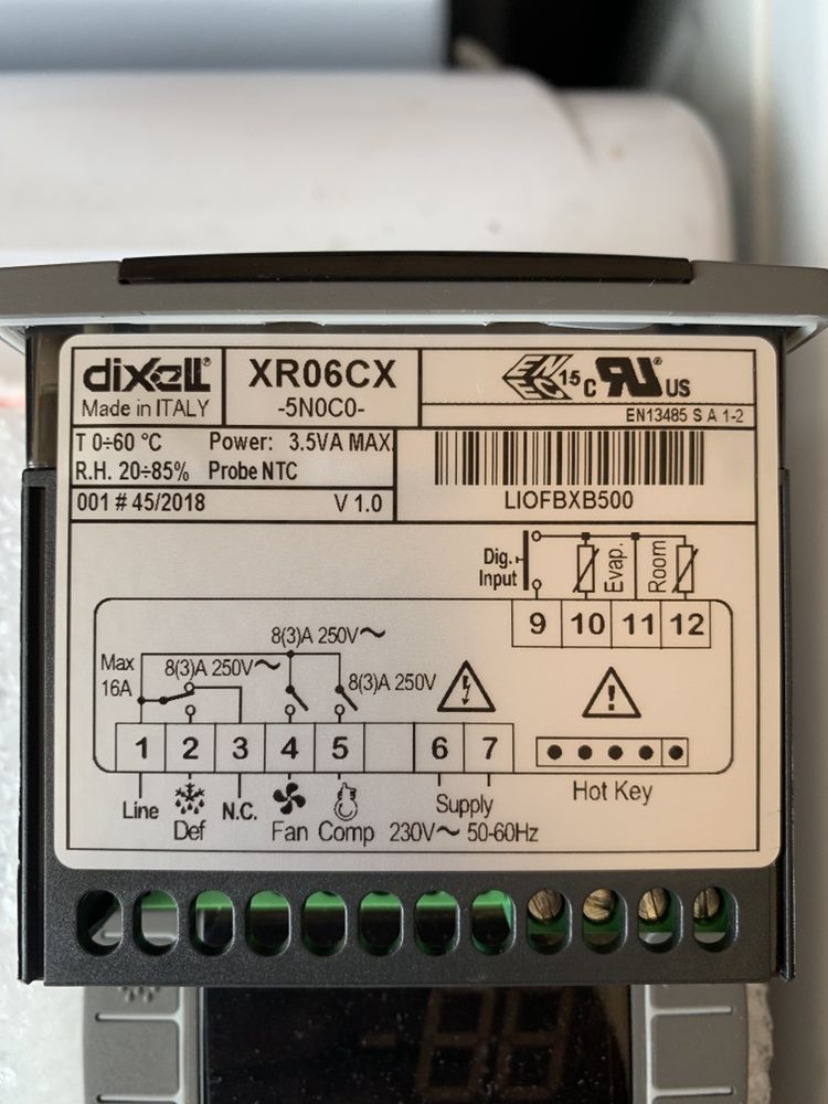 Termostat Dixell xr02xc + sonda electronic controler digital noi