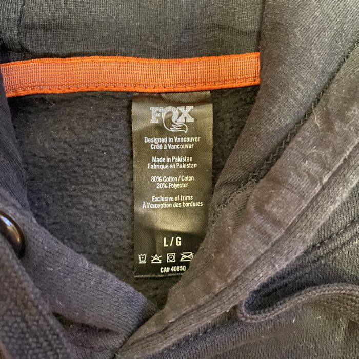 RideFox Logo Hoodie L racing troy lee designs poc endura specialized