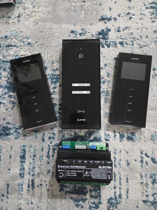 Videointerfon electra pentru 2 famili in stare perfecta de functionare
