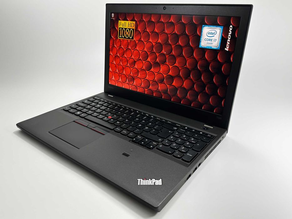 Laptop Lenovo T560 i5 SSD 15.6 inch Full HD 2 baterii Garantie 1 an