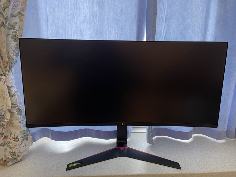 Monitor LG LED IPS 34” Full HD 144hz, G-Sync ultrawide gaming curbat