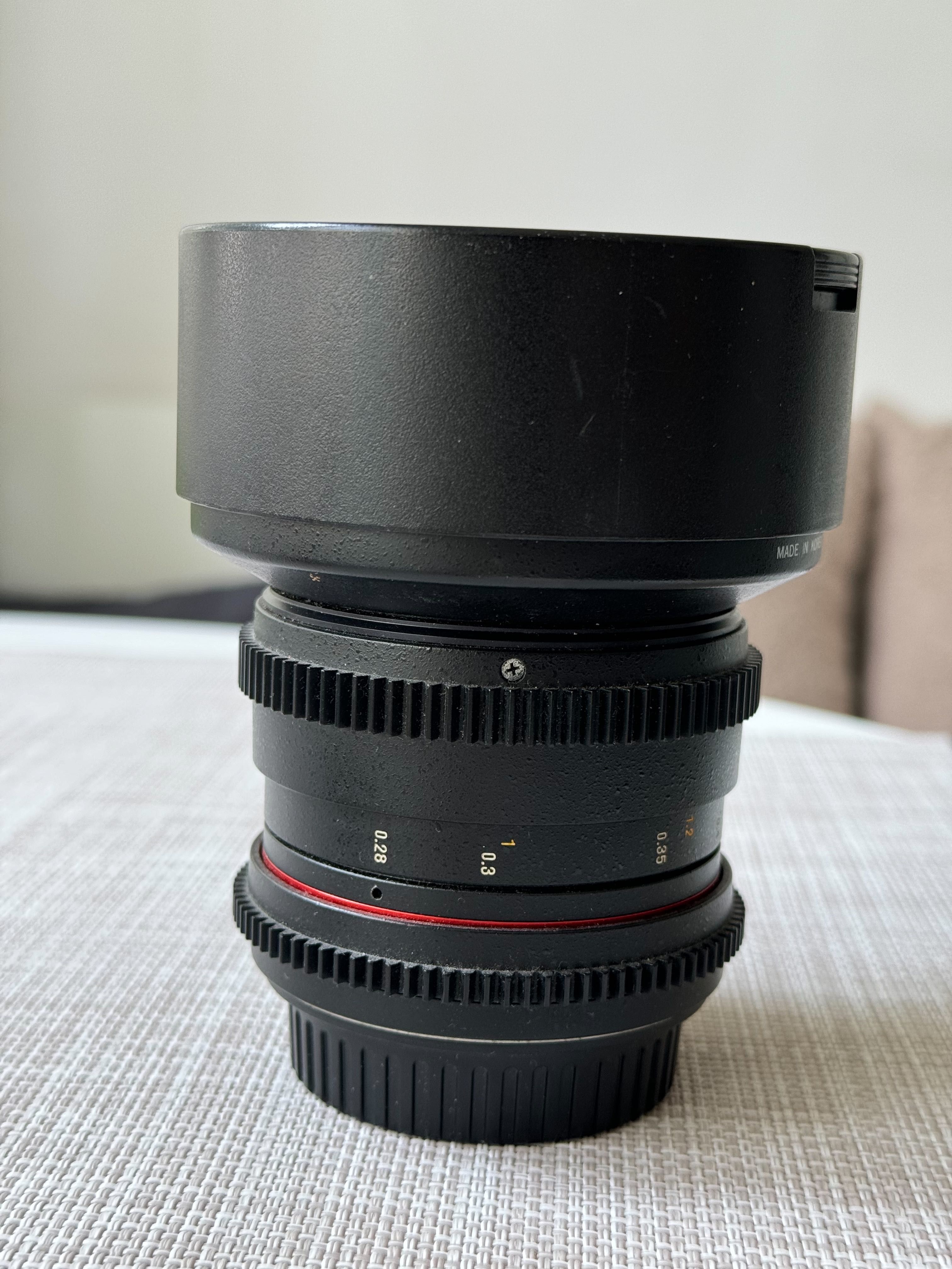 Samyang MF 14mm T3.1 Video Canon EF