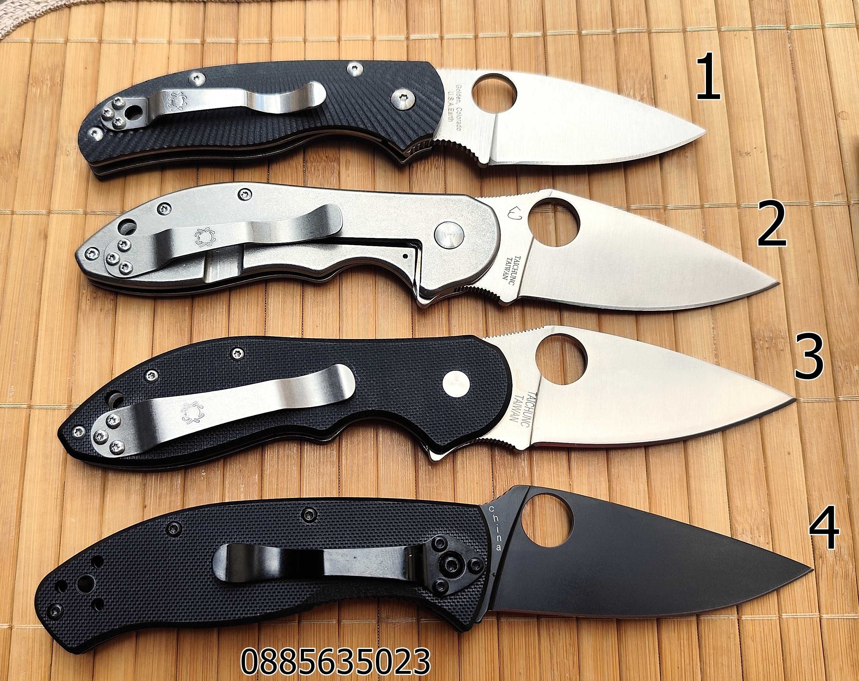 Сгъваем нож Spyderco Domino C172
