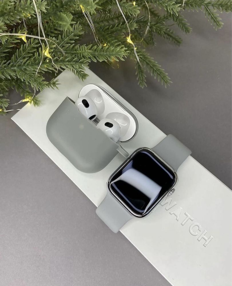 +ПОДАРКИ! Наборы  Apple Watch SE/S9/Ultra + AirPods 2/3/Pro/Pro 2/Max