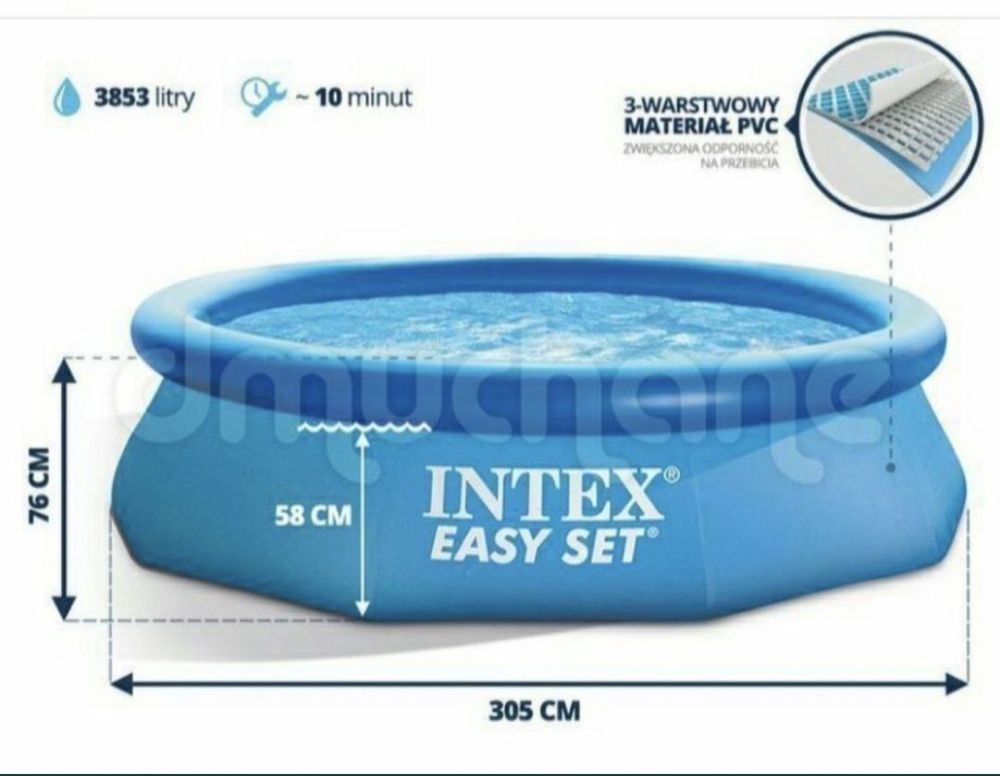 Бассейн надувной 3.05x76см и каркасный Intex есть доставка !!!