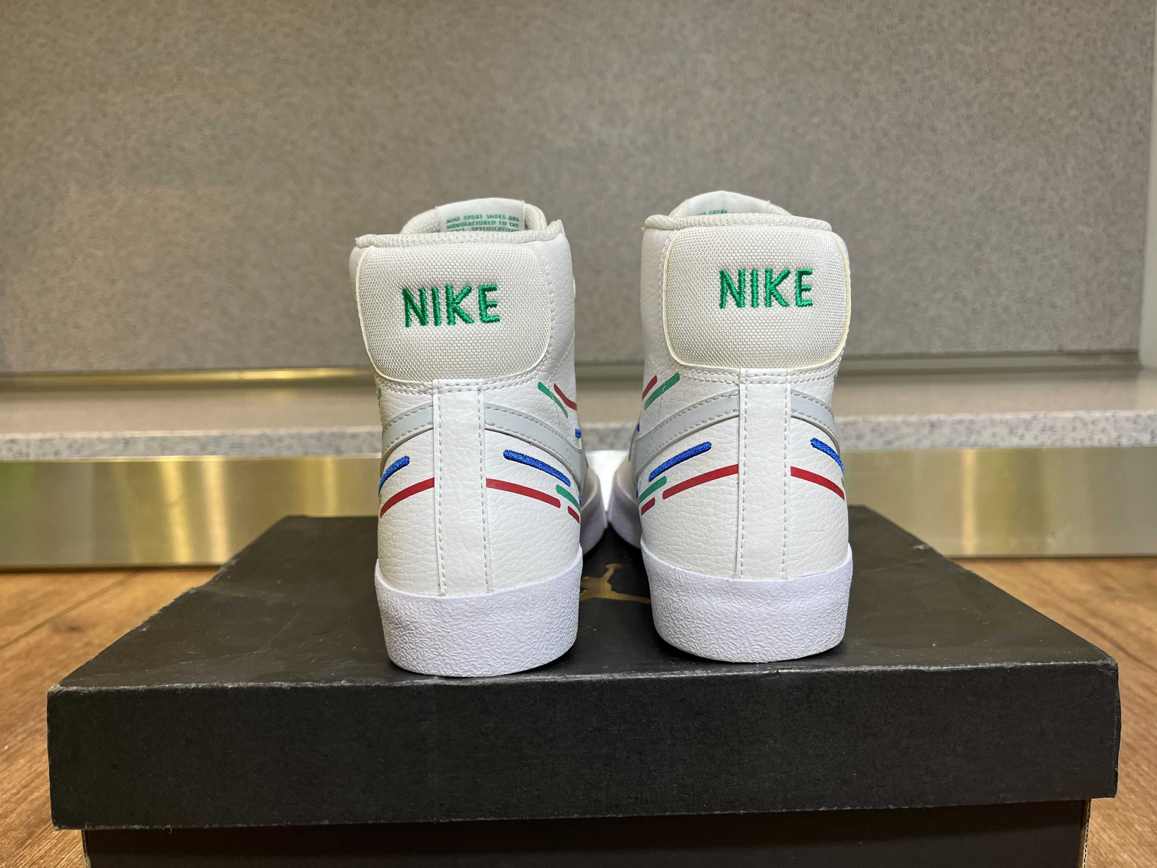 ОРИГИНАЛНИ *** Nike Blazer mid '77 'White Game Royal University Red'