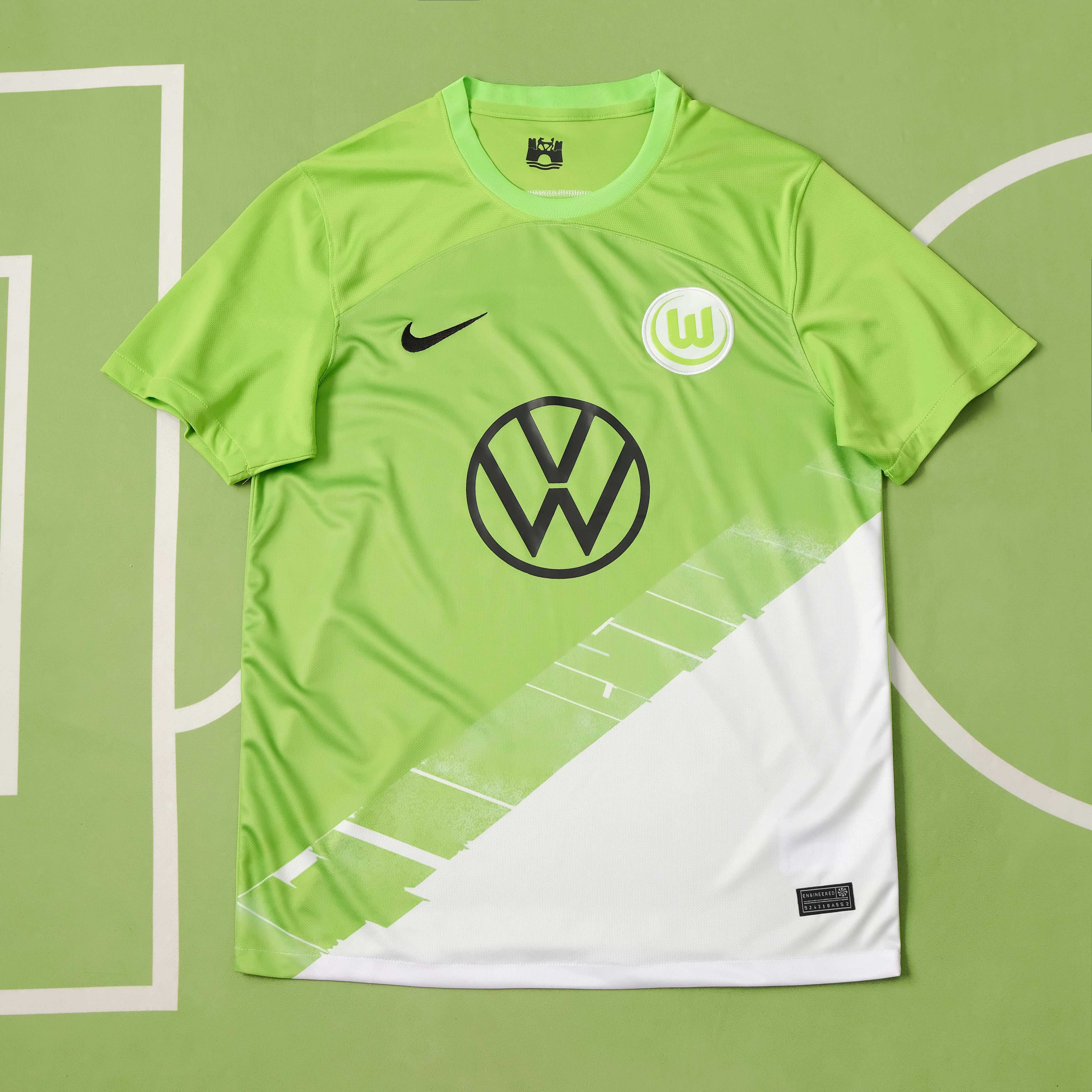 Tricou fotbal Nike Wolfsburg 23/24 Home Kit