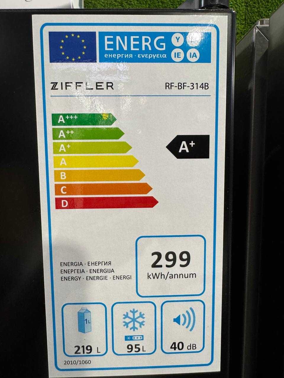 Холодильник ZIFFLER RF-BF-314B Inverter No Frost