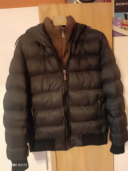Зимно мъжко яке с качулка