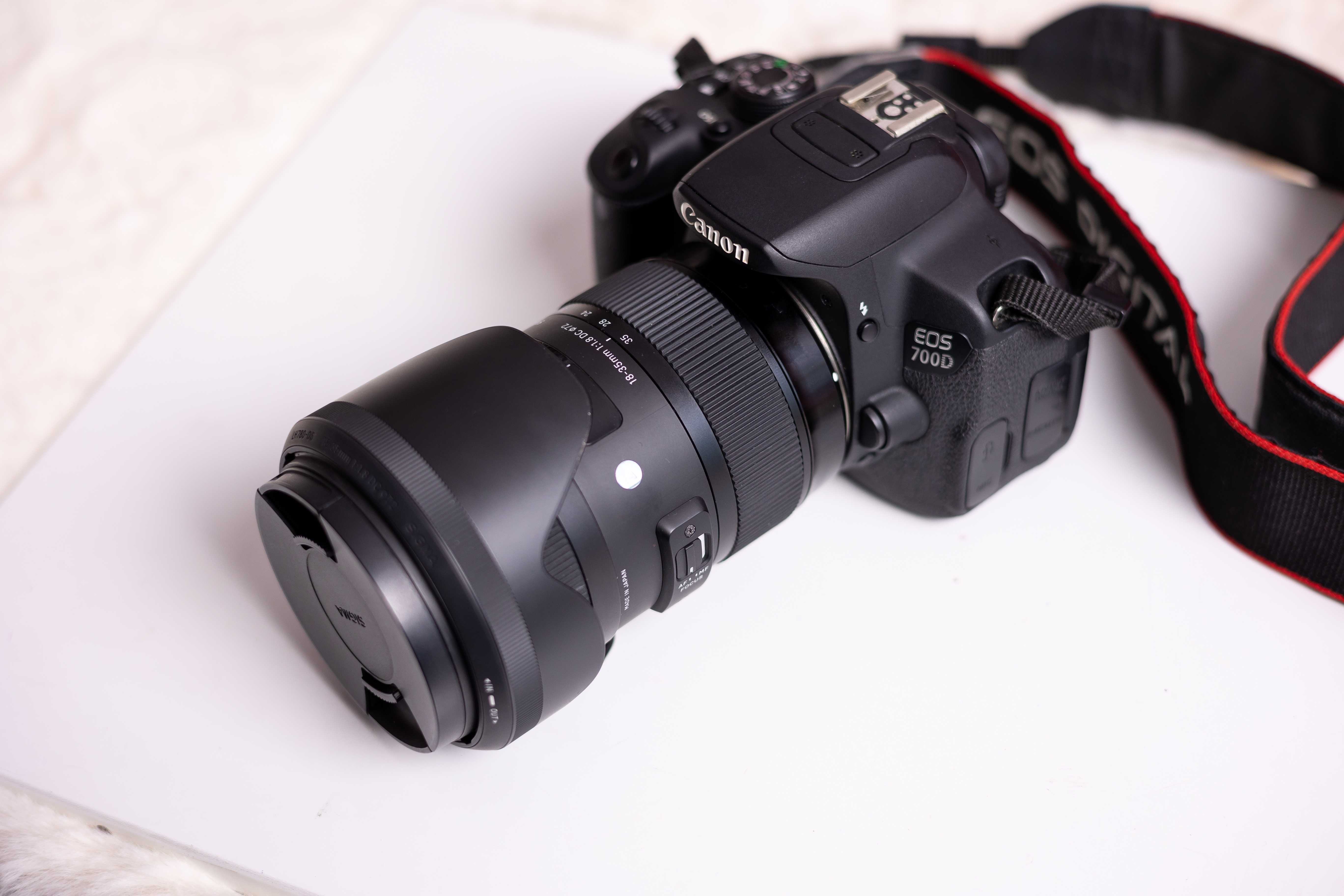 Canon 700 D и обектив Sigma 18-35mm f/1.8 DC HSM Art за Canon