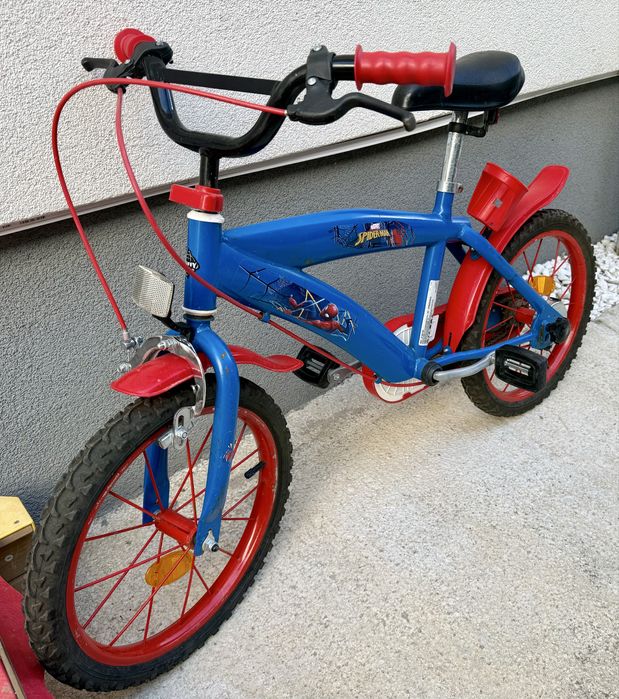 Bicicleta Spiderman baieti 16” 4-7 ani