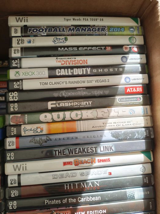 Игри дискове за PC компютър и филми и конзоли ЛОТ