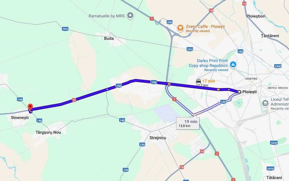 Teren 20 min Ploiești -Deschidere 35mL - Intravilan-Toate utilitățile
